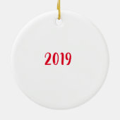 2019タイヤからのメリークリスマスリース セラミックオーナメント (裏面)