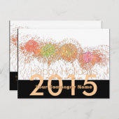 2019ハッピーホリデーズカスタムはが企業のき ポストカード (正面/裏面)