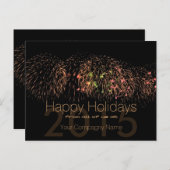 2019ハッピーホリデーズカスタムハガキ企業のー ポストカード (正面/裏面)
