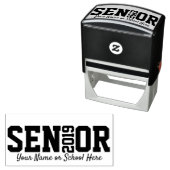 2019パーソナライズされた年のシニアブロックレタークラス セルフインキングスタンプ (インサイチュ)