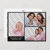 2019ファミリーポートレートカスタムカレンダーはがき シーズンポストカード (正面/裏面)