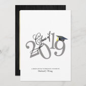 2019ファンキー年卒業 招待状 (正面/裏面)