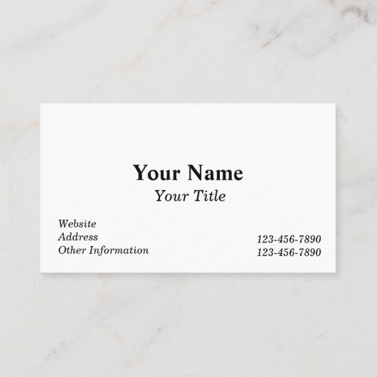 2019フォトカパーソナライズされたレンダー 名刺 (裏面)