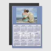 2019フォトミニパーソナライズされたマグネットカレンダー (正面/裏面)