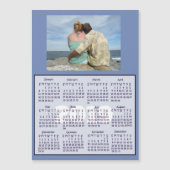 2019フォトミニパーソナライズされたマグネットカレンダー (正面)