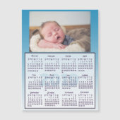 2019フォトミニパーソナライズされたマグネットカレンダー (正面)