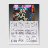 2019フォトミニパーソナライズされたマグネットカレンダー (正面)