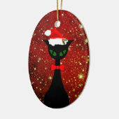 2019メリー年の中世紀のクリモダンスマス セラミックオーナメント (左)