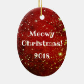 2019メリー年の中世紀のクリモダンスマス セラミックオーナメント (裏面)