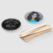 2019モダン年のクラスおめでとうGRAD Photo Black ハンドファン (組立なし)