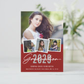 2019モダン年の卒業クラス4写真 案内状 (スタンド正面)