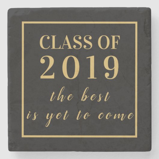 2019モダン年の学校懇親会卒業クラス ストーンコースター (正面)