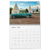 2019ルート66の壁掛けカレンダー カレンダー (2月 2027)