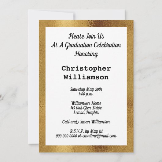 2019レトロの卒業生のパーティーの大学院のクラス 招待状 (裏面)