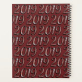 2019レンガおもしろいナンバーズ実在エテート プランナー手帳 (裏面)