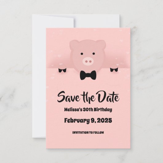 2019中国の年正月のアースピグ 招待状 (正面)