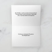 2019人の中国人の(占星術の)十二宮図のブタの挨拶状 カード (内部)