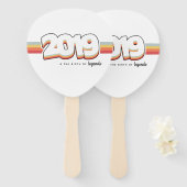 2019伝説誕生 ハンドファン (正面&裏面)