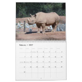 2019動物園の動物カレンダー カレンダー (2月 2027)