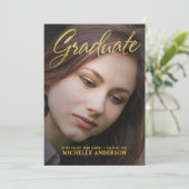 2019大学院のフェイクな金ゴールドホイルは発表2味方しました 招待状 (スタンド正面)