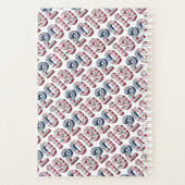 2019年おめでとう愛国的なスターとストライプ プランナー手帳 (裏面)