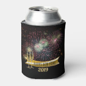 2019年おめでとう花火 缶クーラー (缶正面)
