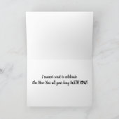 **2019年のお正月に**愛の念を カード (内部)