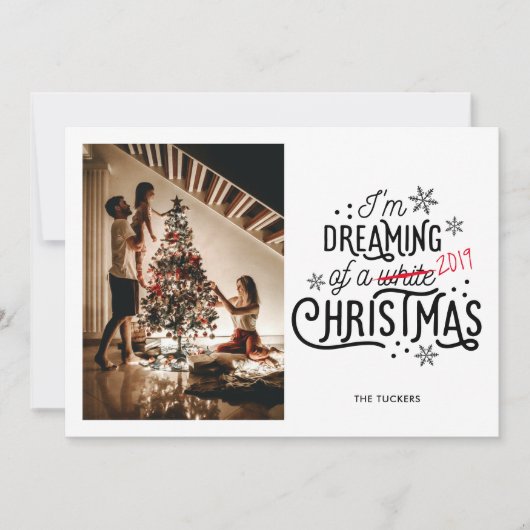 2019年のクリスマスカおもしろいードの夢 シーズンカード (正面)