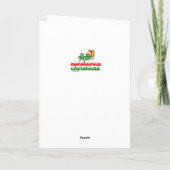 2019年のクリスマススタッフの問題 カード (裏面)