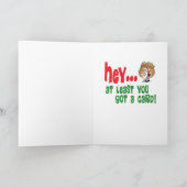 2019年のクリスマススタッフの問題 カード (内部)