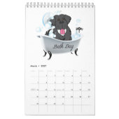 2019年のニューファウンドランド犬のカレンダー カレンダー (3月 2027)