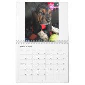 2019年のバセットハウンドの子犬のカレンダー カレンダー (3月 2027)