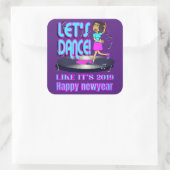 2019年のパーティーは22歳のおもしろい新年を迎えよう スクエアシール (バッグ)