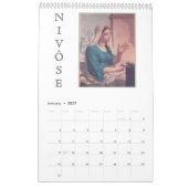 2019年のフランスのな革命暦 カレンダー (1月 2027)