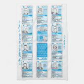 2019年の保守党のリーダーシップの競争の記念品のふきん キッチンタオル (縦)