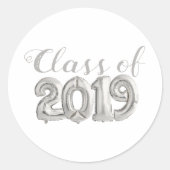 2019年の卒業式のシール又はシールの種類 ラウンドシール (正面)
