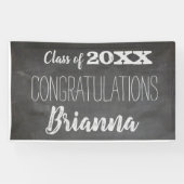 2019年の卒業式Chalkboardクラス文字 横断幕 (横)