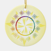 2019年の星空の輪 セラミックオーナメント (正面)