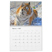 2019年のCedarhillの動物の聖域のカレンダー カレンダー (2月 2027)
