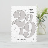 2019年を彩る大胆なマルチ写真におめでとう シーズンカード (スタンド正面)