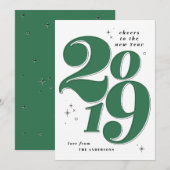 2019年を祝おう シーズンカード (正面/裏面)