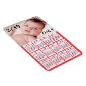 2019年カレンダフォトマグネット マグネット (右側)