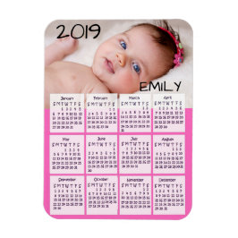 2019年カレンダフォトマグネット マグネット