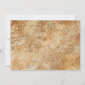 2019年クラス赤紫フローラ写真卒業 招待状 (裏面)