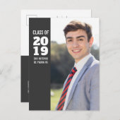 2019年クラス|写真卒業発表 案内ポストカード (正面/裏面)