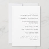 2019年クラス | 造幣局3写真卒業パーティー 招待状 (裏面)