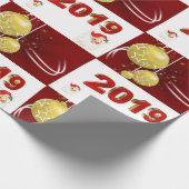 2019年クリスマス包装紙 ラッピングペーパー (角)