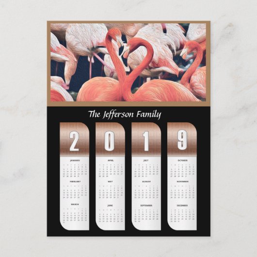 2019年フォトカパーソナライズされたレンダー ポストカード (正面)