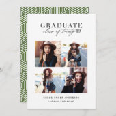 2019年モダン写真卒業発表のクラス シーズンカード (正面/裏面)