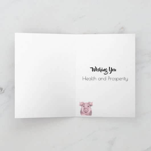 2019年中国の初の豚 シーズンカード (内部)